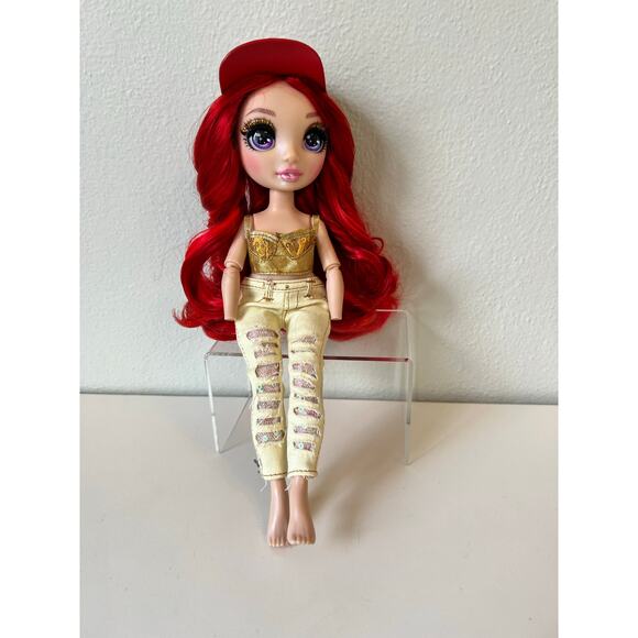 MGA Rainbow High Ruby Anderson Red Hair Doll Toy* No Hands - Picture 1 of 7